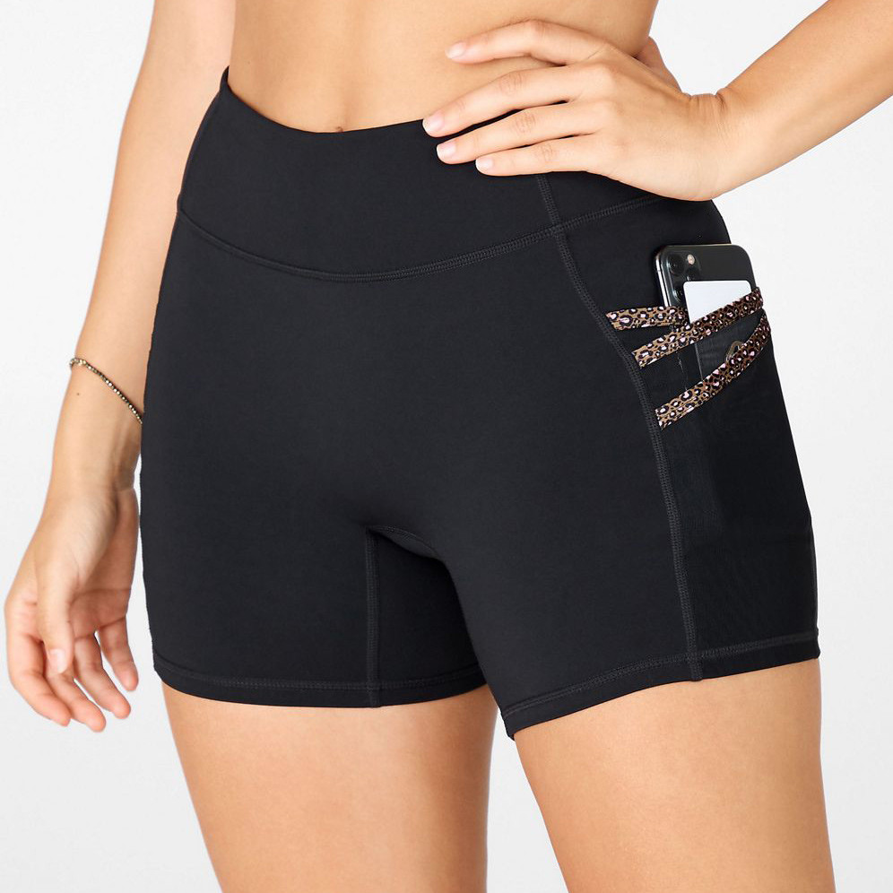 Private Label Workout Shorts Wholesale Hot Yoga Shorts with Pockets-Aktik