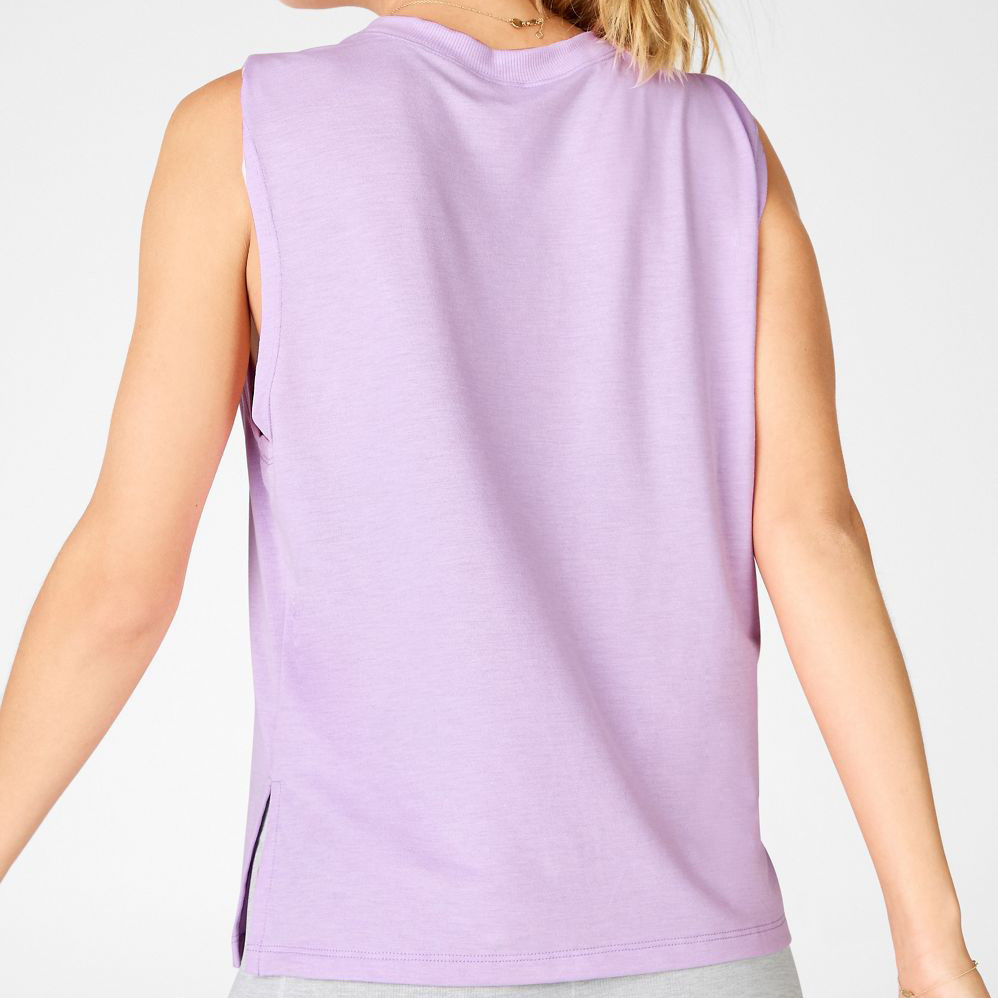 Custom Cotton Tank Tops Plus Size High Neck Womens Loose Tank Top-Aktik