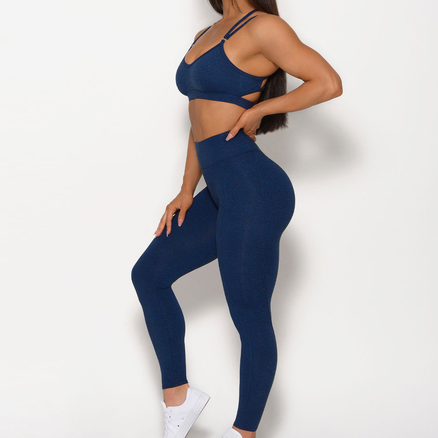 Private Label Custom Womens Gym Wear Wholesale Activewear Leggings Set-Aktik
