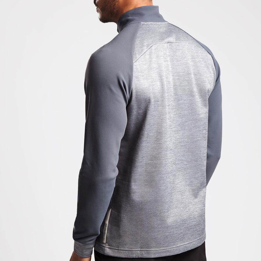 Private Label Custom Embroidered Quarter Zip Golf Mens Sweatshirts-Aktik