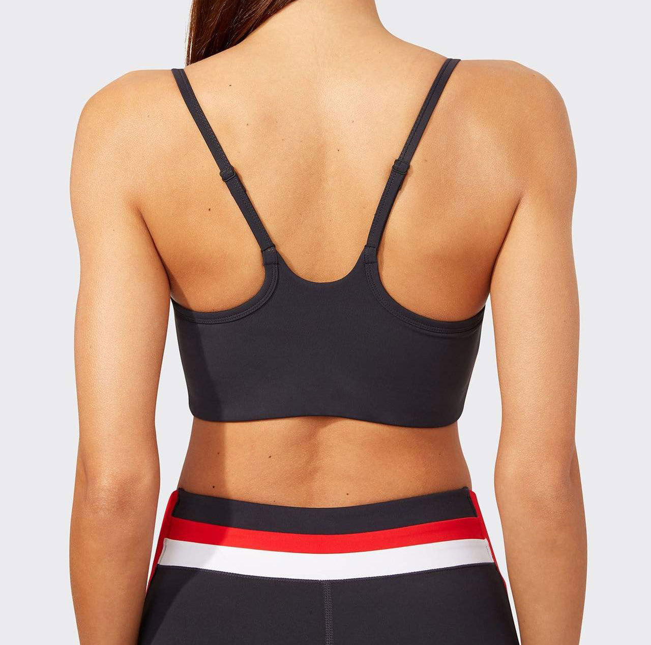 Adjustable Straps V-Neck Wholesale Sports Bras With Built in Padding-Aktik
