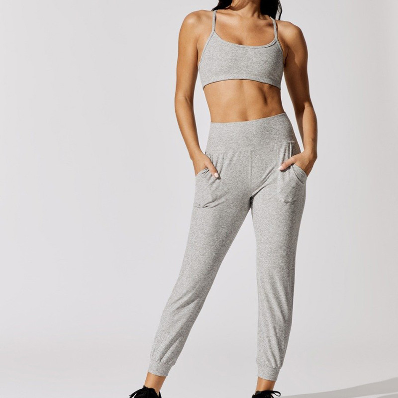 Private Label Custom Printed Sweatpants Women Wholesale Tracksuit Pants-Aktik
