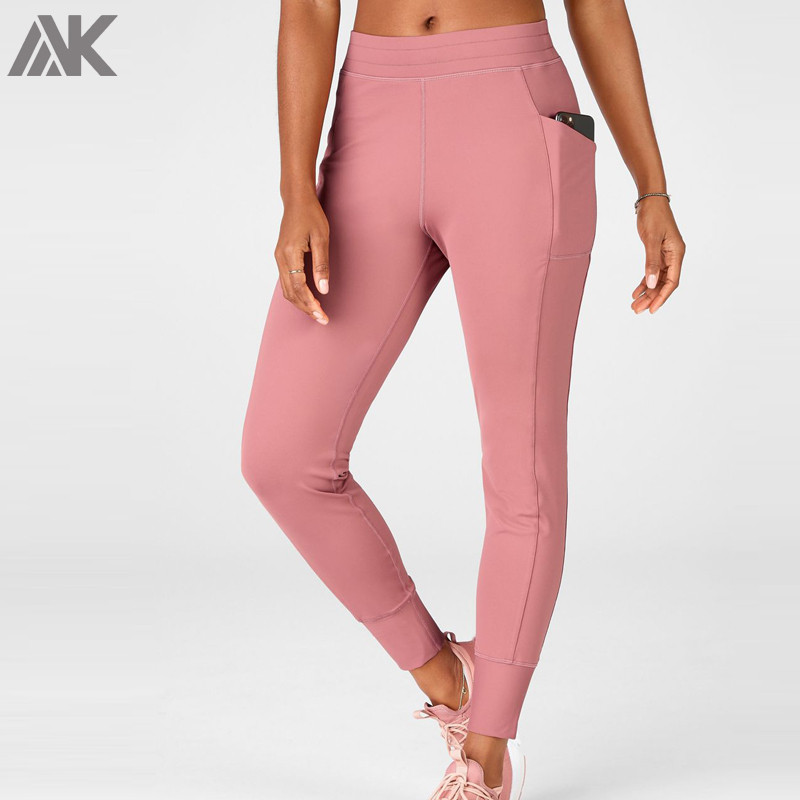Custom Sweatpants Joggers Cotton Fitted Youth Jogger Pants with Pockets-Aktik