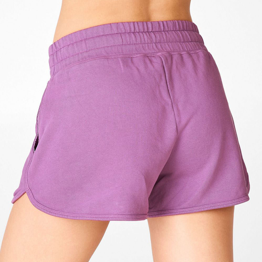 Wholesale Cotton French Terry Plus Size Athletic Sweat Shorts Women-Aktik