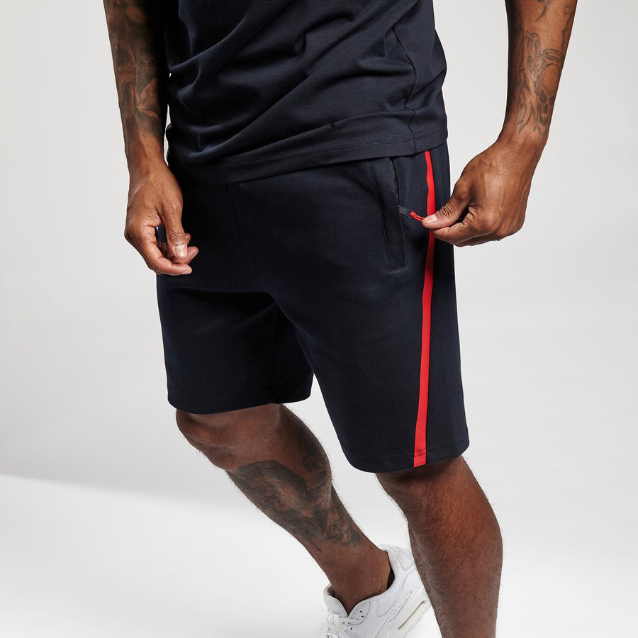 Wholesale Cotton Fleece High Waisted Mens Jogger Shorts with Pockets-Aktik