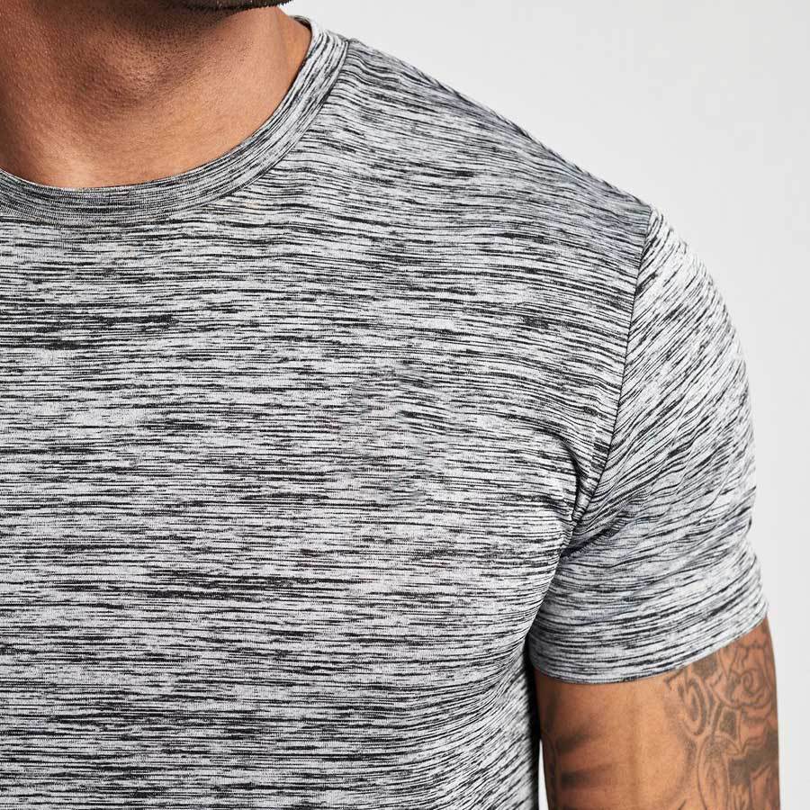Wholesale Dry Fit Crew Neck Fitted Gym T Shirts for Men -Aktik