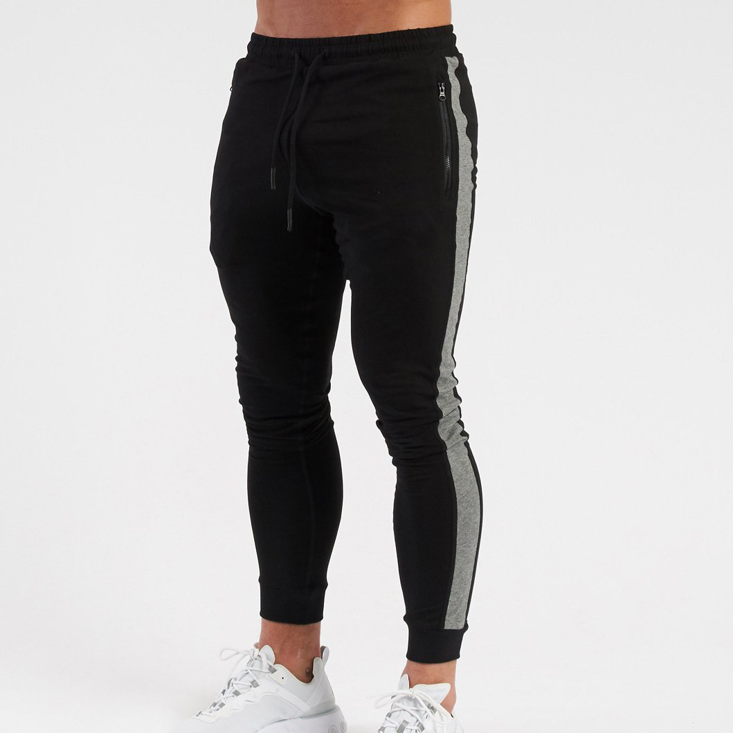 Custom Design Sweatpants Cotton Fleece Wholesale Mens Jogger Scrub Pants-Aktik