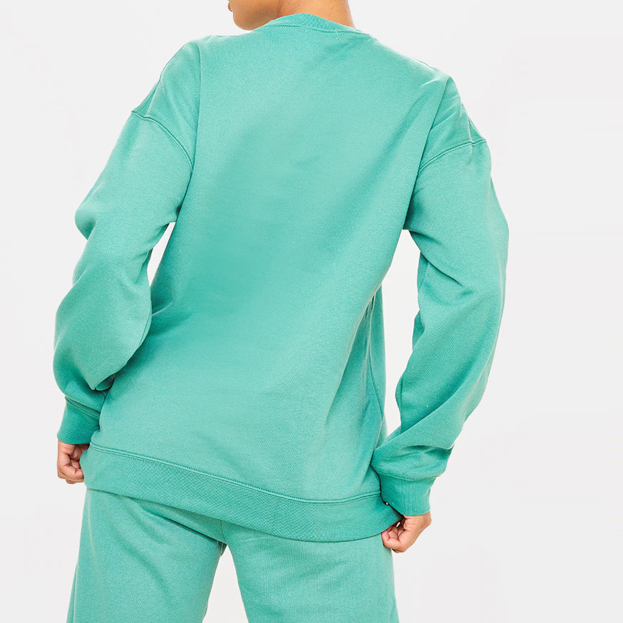 Custom Jogger Set Cotton Oversized Crewneck Matching Sweatsuits for Women-Aktik