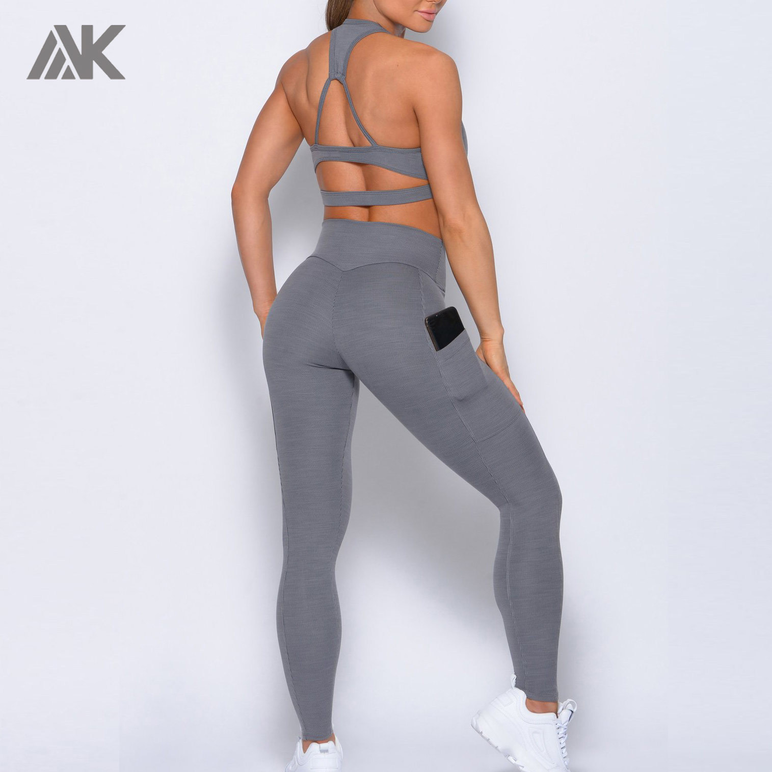 Custom Wholesale Fitness Clothing Manufacturer Wholesale Leggings and Tops-Aktik
