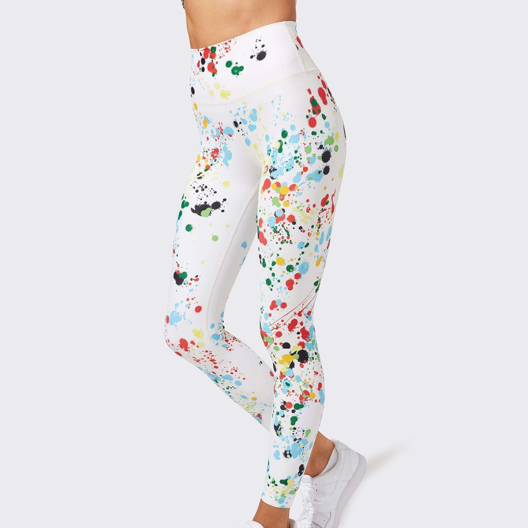 Private Label Wholesale Girls High Waisted Womens Printed Leggings-Aktik